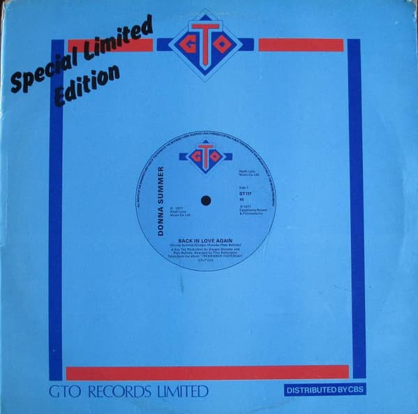 Album Cover Art for Back In Love Again