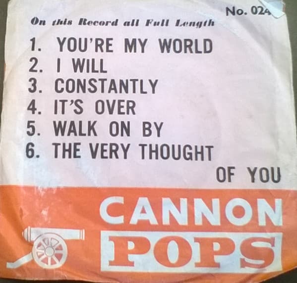 Album Cover Art for Cannon Pops