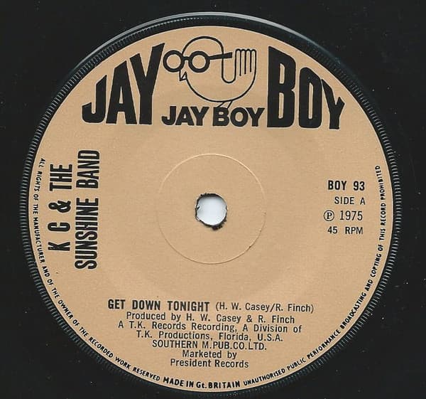 Album Cover Art for Get Down Tonight