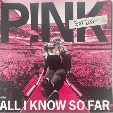 Album Cover Art for All I Know So Far: Setlist
