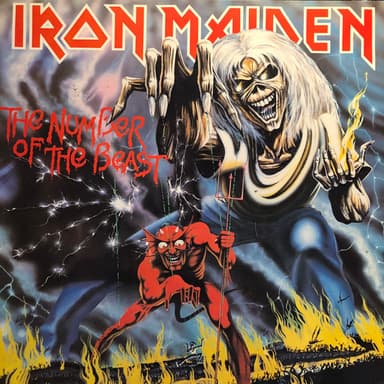Album Cover Art for The Number Of The Beast