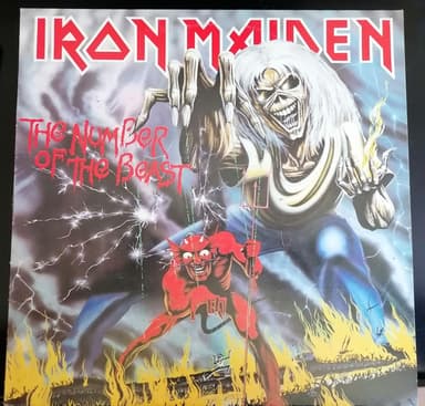 Album Cover Art for The Number Of The Beast