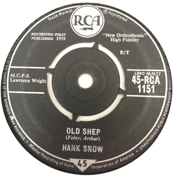 Album Cover Art for Old Shep / The Last Ride