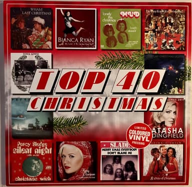 Album Cover Art for Top 40 Christmas