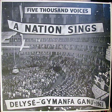 Album Cover Art for A Nation Sings - Welsh Hymn Singing Festival / Gymanfa Ganu - 1963