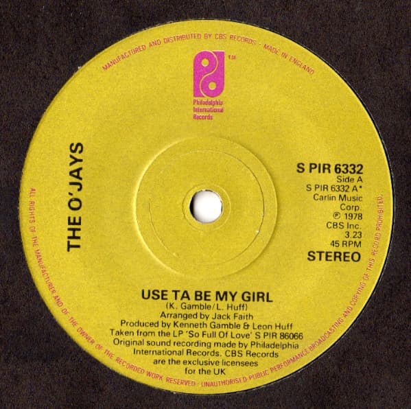 Album Cover Art for Use Ta Be My Girl