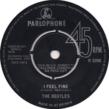 Album Cover Art for I Feel Fine