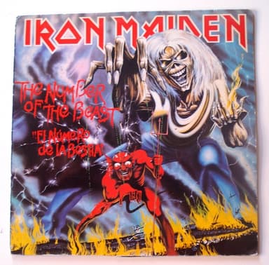 Album Cover Art for The Number Of The Beast = El Número De La Bestia