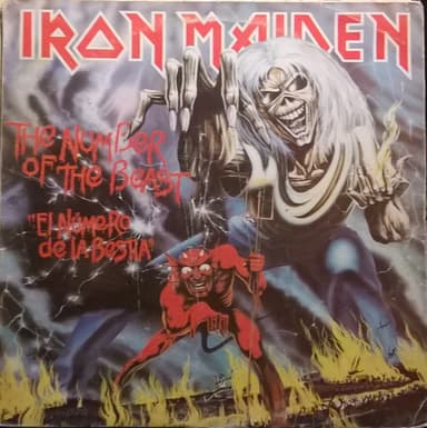 Album Cover Art for The Number Of The Beast = El Número De La Bestia