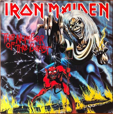 Album Cover Art for The Number Of The Beast