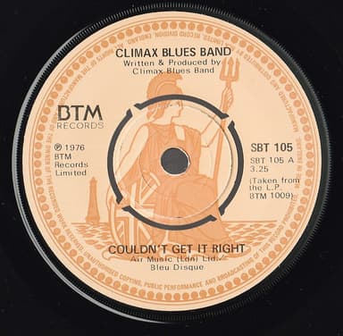 Album Cover Art for Couldn't Get It Right