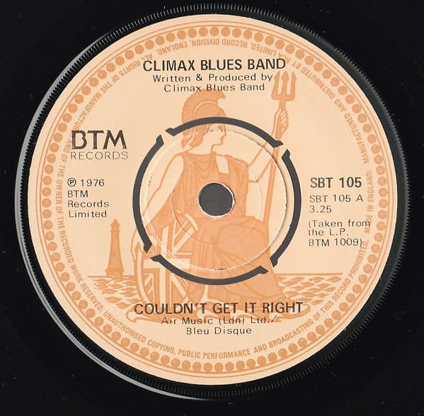 Album Cover Art for Couldn't Get It Right