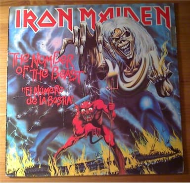 Album Cover Art for The Number Of The Beast = El Número De La Bestia