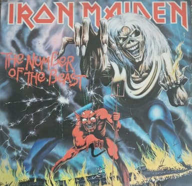 Album Cover Art for The Number Of The Beast