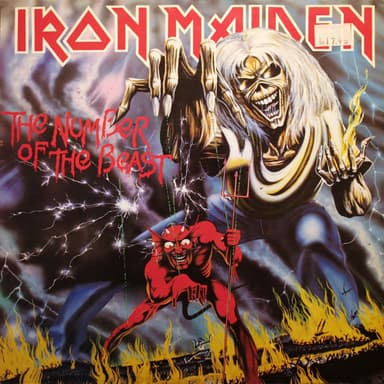 Album Cover Art for The Number Of The Beast