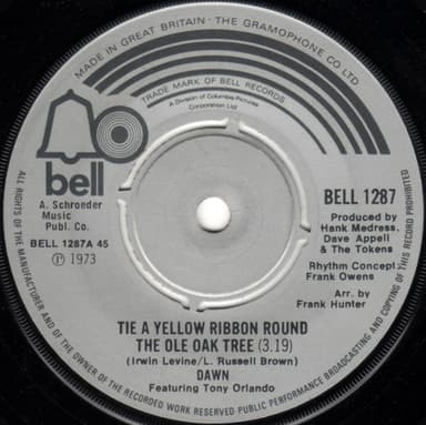 Album Cover Art for Tie A Yellow Ribbon Round The Ole Oak Tree