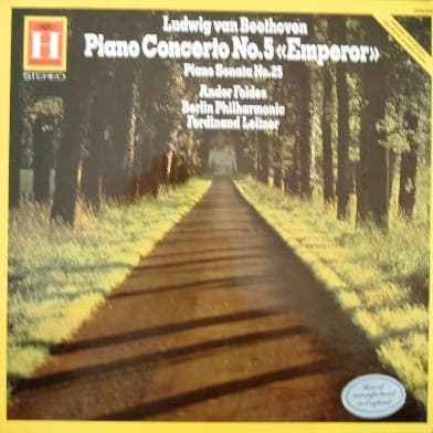 Album Cover Art for Piano Concerto No. 5 "Emperor" And Sonata No. 25