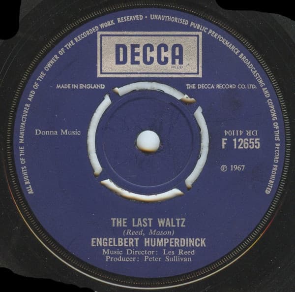Album Cover Art for The Last Waltz / That Promise