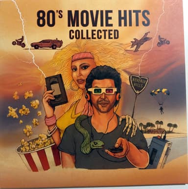 Album Cover Art for 80's Movie Hits Collected