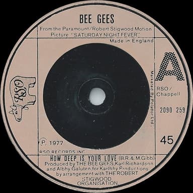 Album Cover Art for How Deep Is Your Love