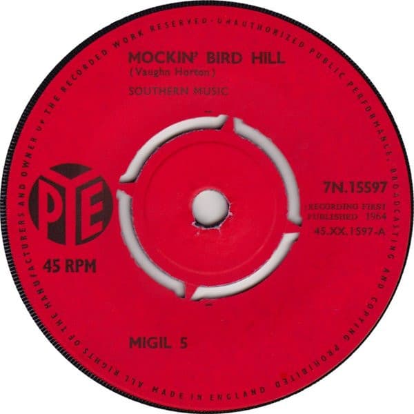 Album Cover Art for Mockin' Bird Hill