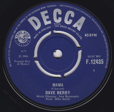 Album Cover Art for Mama