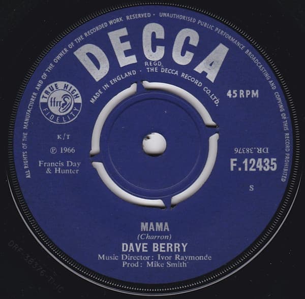 Album Cover Art for Mama