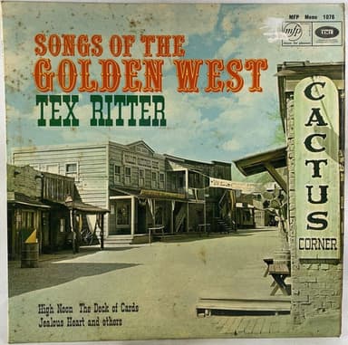 Album Cover Art for Songs Of The Golden West 