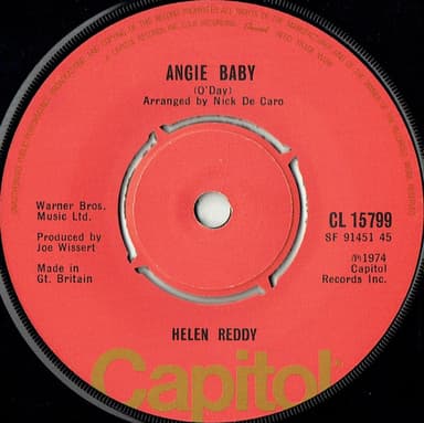 Album Cover Art for Angie Baby