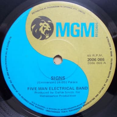 Album Cover Art for Signs