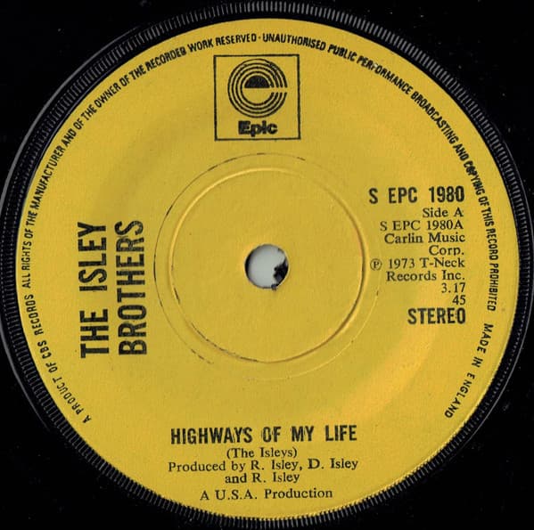 Album Cover Art for Highways Of My Life