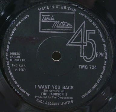 Album Cover Art for I Want You Back
