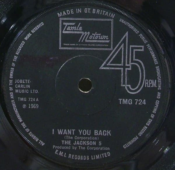 Album Cover Art for I Want You Back