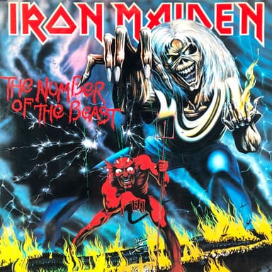 Album Cover Art for The Number Of The Beast