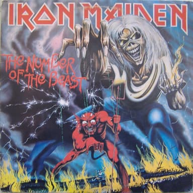 Album Cover Art for The Number Of The Beast
