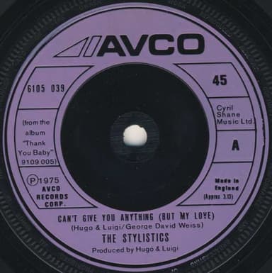 Album Cover Art for Can't Give You Anything (But My Love)