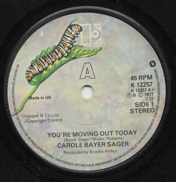 Album Cover Art for You're Moving Out Today