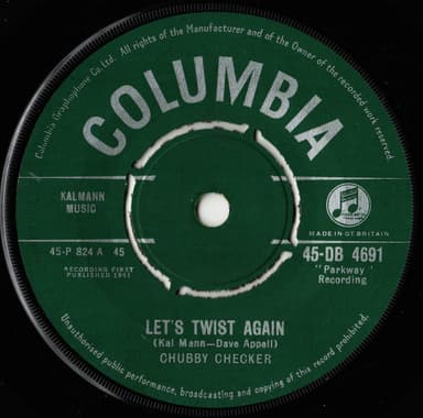 Album Cover Art for Let's Twist Again