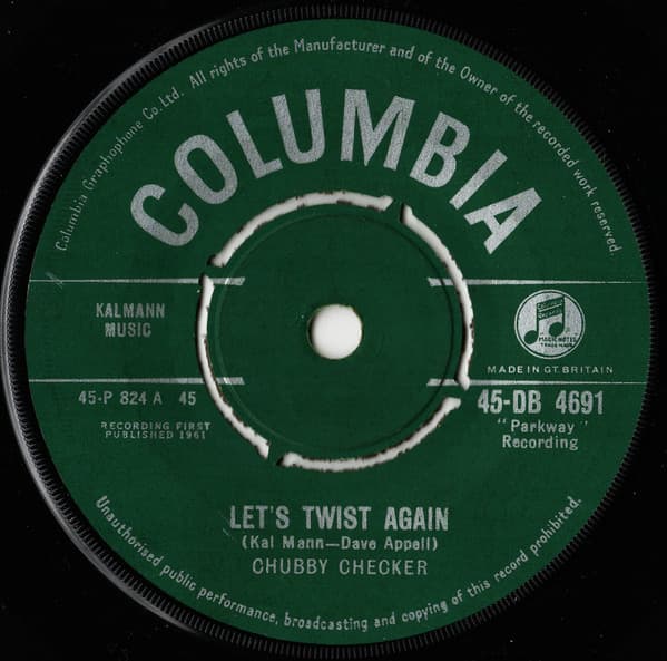 Album Cover Art for Let's Twist Again