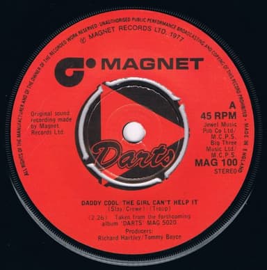 Album Cover Art for Daddy Cool / The Girl Can't Help It