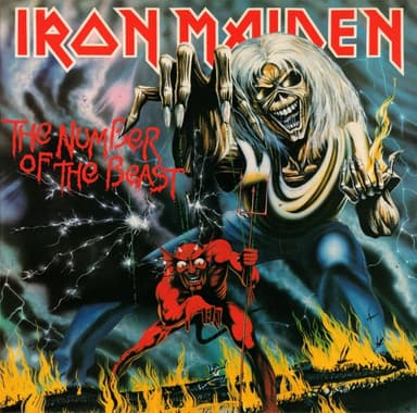 Album Cover Art for The Number Of The Beast