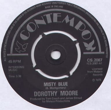 Album Cover Art for Misty Blue