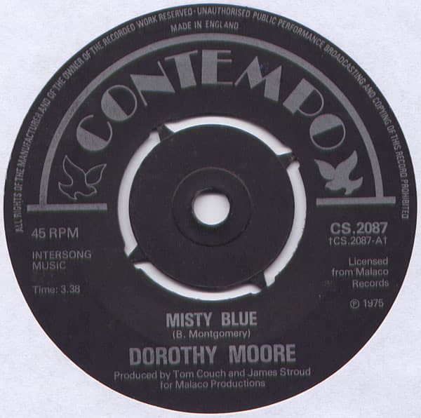 Album Cover Art for Misty Blue