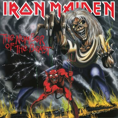 Album Cover Art for The Number Of The Beast