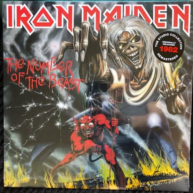 Album Cover Art for The Number Of The Beast