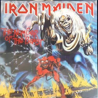 Album Cover Art for The Number Of The Beast