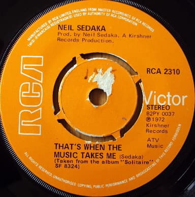 Album Cover Art for That's When The Music Takes Me