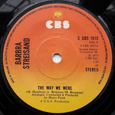 Album Cover Art for The Way We Were