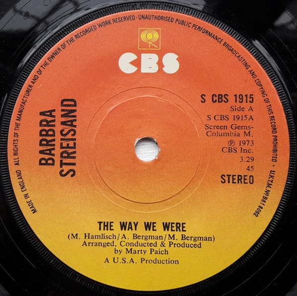 Album Cover Art for The Way We Were