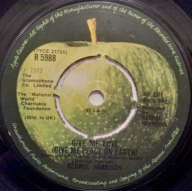Album Cover Art for Give Me Love (Give Me Peace On Earth) 